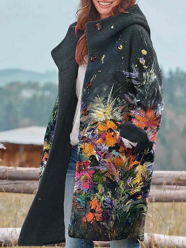 Alice - Cappotto invernale floreale